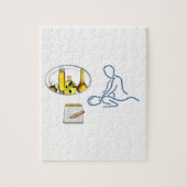 Jigzaag Puzzle Massuese Legpuzzel (Verticaal)