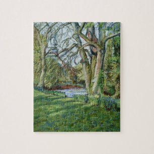 Jigzaag Puzzle met lentegalschap Legpuzzel