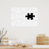 Jigzaag Puzzle met Poster ontbrekende stukken (Keuken)
