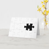 Jigzaag Puzzle met verdwenen stuk Kaart (Gele Bloem)