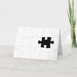 Jigzaag Puzzle met verdwenen stuk Kaart