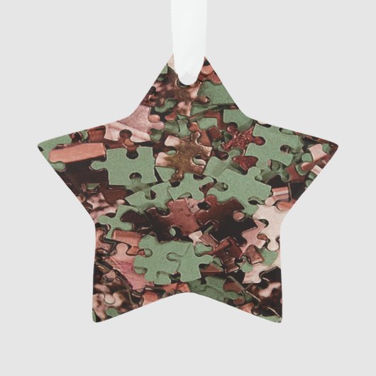 Jigzaag Puzzle Novelty Ornament (voorkant)