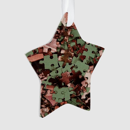 Jigzaag Puzzle Novelty Ornament (voorkant)