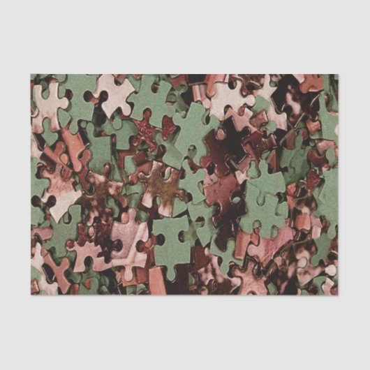 Jigzaag Puzzle Novelty Tissuepapier (Voorkant)