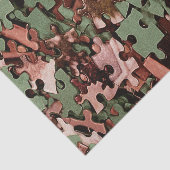 Jigzaag Puzzle Novelty Tissuepapier (Detail)