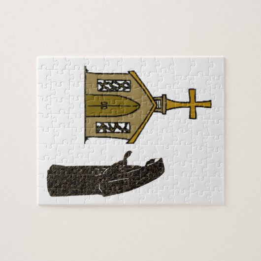 Jigzaag Puzzle Nun Legpuzzel (Horizontaal)