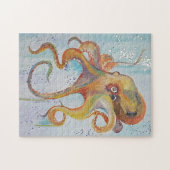 Jigzaag Puzzle Octopus Acrylcanvas door JP Denyer Legpuzzel (Horizontaal)