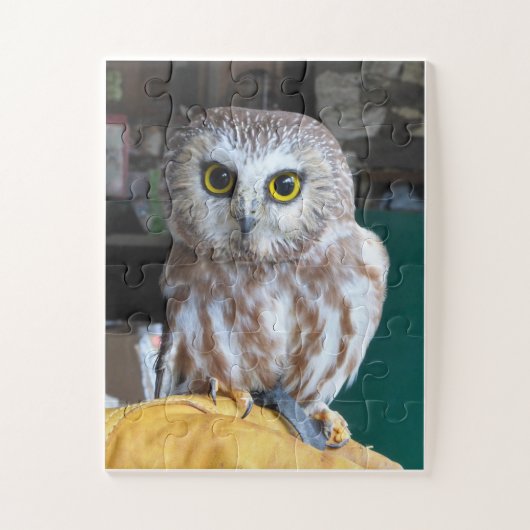 Jigzaag Puzzle Owl Legpuzzel (Verticaal)