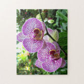 Jigzaag Puzzle Paarse Freckeerde Orchideeën Legpuzzel (Verticaal)