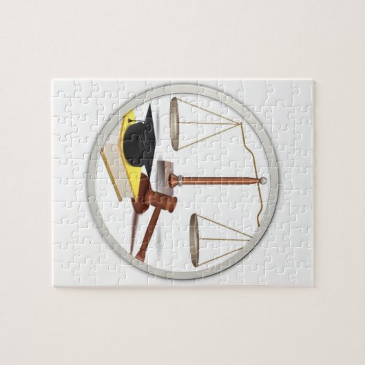 Jigzaag Puzzle Paralegal Legpuzzel (Horizontaal)