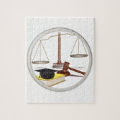 Jigzaag Puzzle Paralegal Legpuzzel (Verticaal)