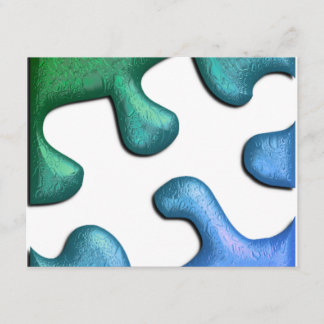 Jigzaag Puzzle Piece Invitation Kaart