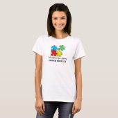Jigzaag Puzzle Piecets Tee Shirt T-Shirt (Voorkant volledig)
