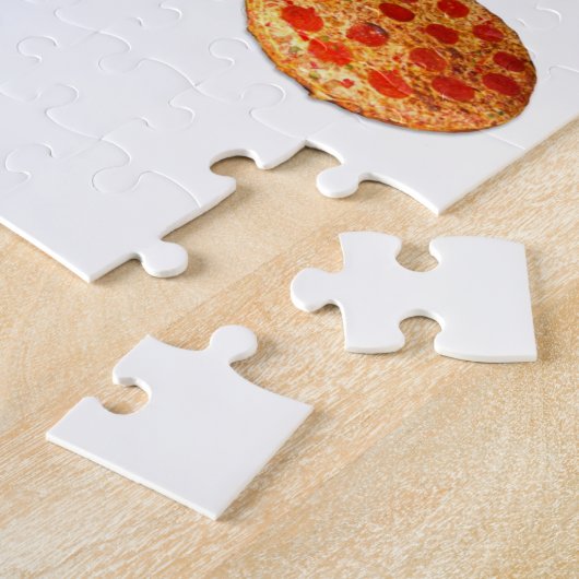 Jigzaag Puzzle Pizzaman Legpuzzel (Zijkant)