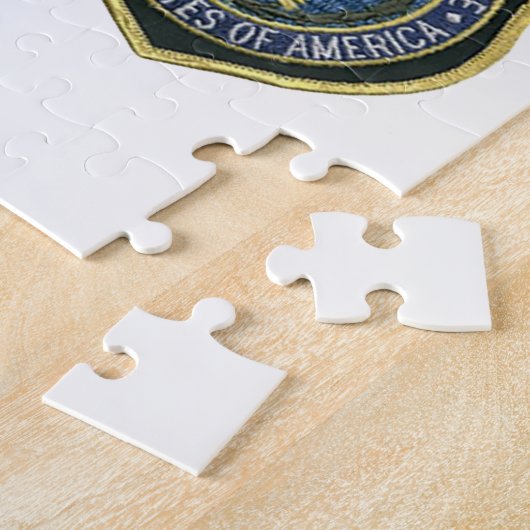 Jigzaag Puzzle Police Woman Legpuzzel (Zijkant)