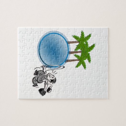 Jigzaag Puzzle Poolman Legpuzzel (Horizontaal)