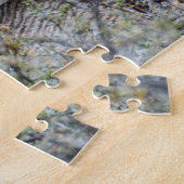 Jigzaag Puzzle Portret van een ellephant Browsing Legpuzzel (Zijkant)