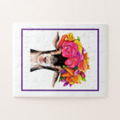 Jigzaag Puzzle Posey de Goat Legpuzzel (Horizontaal)