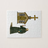 Jigzaag Puzzle Priest Legpuzzel (Horizontaal)