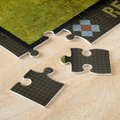 Jigzaag Puzzle Recess van Little Amish School Legpuzzel (Zijkant)