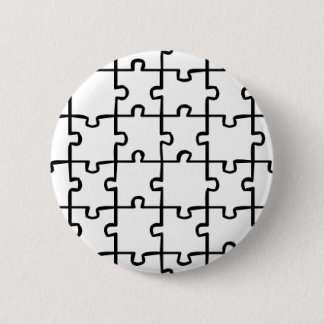 Jigzaag Puzzle Ronde Button 5,7 Cm