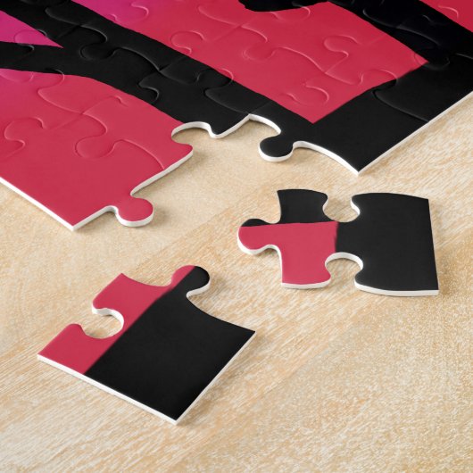 Jigzaag Puzzle Saguaro Sunset Cactus/Owl Legpuzzel (Zijkant)