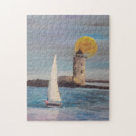 Jigzaag Puzzle Sailing Boat door JP Denyer Legpuzzel