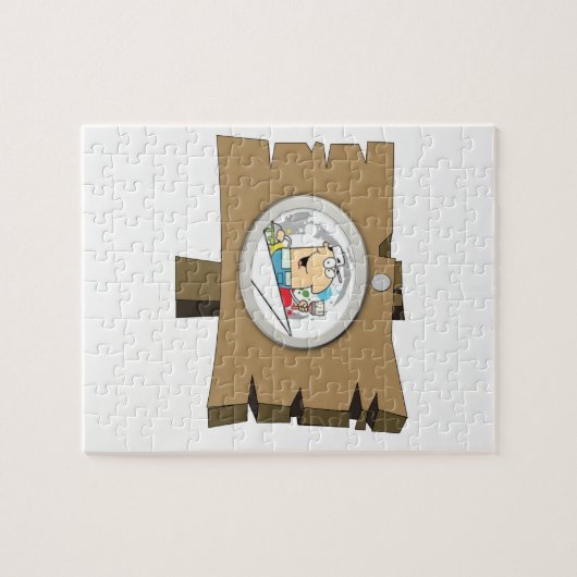 Jigzaag Puzzle Signman Legpuzzel (Horizontaal)