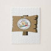 Jigzaag Puzzle Signman Legpuzzel (Verticaal)