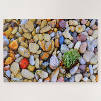 Jigzaag Puzzle Stones. Grote meren Shoreline Legpuzzel