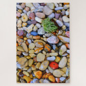 Jigzaag Puzzle Stones. Grote meren Shoreline Legpuzzel (Verticaal)