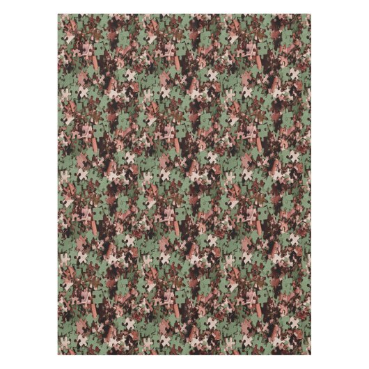 Jigzaag Puzzle Tafelkleed (Voorkant)