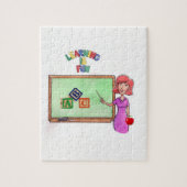 Jigzaag Puzzle Teacher Legpuzzel (Verticaal)