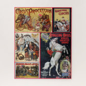 Jigzaag Puzzle - Toen de Circus naar de stad kwam Legpuzzel (Verticaal)