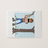 Jigzaag Puzzle Tree Cutter Legpuzzel (Horizontaal)