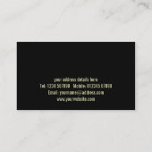 Jigzaag Puzzle Visitekaartje (Achterkant)