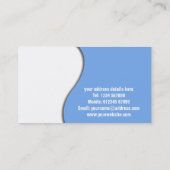 Jigzaag Puzzle Visitekaartje (Achterkant)