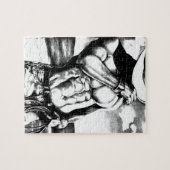 Jigzaag puzzle voor mannen Kunst Masculine Cowboy  Legpuzzel (Horizontaal)