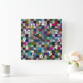 Jigzaag Puzzle Wall klok (Huis)
