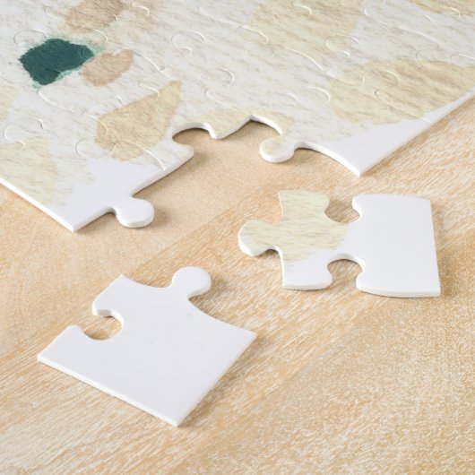 Jigzaag Puzzle Waterverf Legpuzzel (Zijkant)