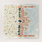 Jigzaag Puzzle Waterverf Legpuzzel (Horizontaal)