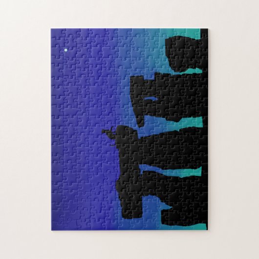 Jigzaag Puzzle Winter Solstice w/Kat Legpuzzel (Verticaal)