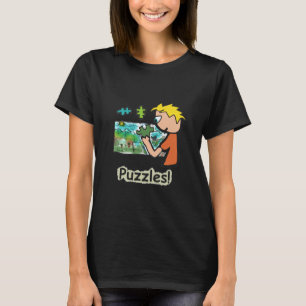 Jigzaag Puzzler Puzzles T-shirt