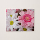 Jigzaag Puzzles - Daisy Gerbera Flowers Legpuzzel (Horizontaal)