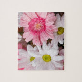 Jigzaag Puzzles - Daisy Gerbera Flowers Legpuzzel (Verticaal)