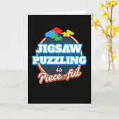 Jigzaag Puzzling Jigzaag Puzzle Hobby Game Kaart (Gele Bloem)