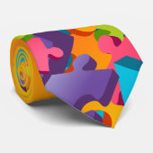 Jigzaag Stropdas (Opgerold)