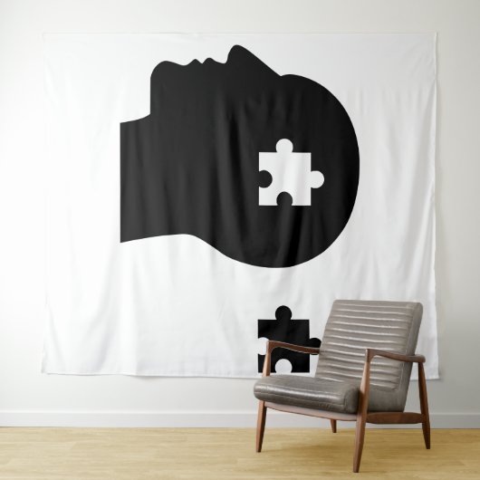 Jigzaag Tapestry Wandkleed (In Situ (horizontaal))