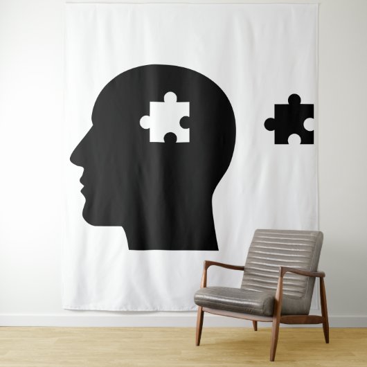 Jigzaag Tapestry Wandkleed (In situ)