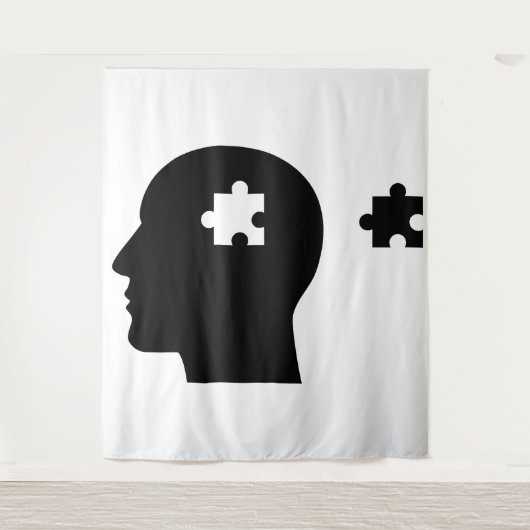 Jigzaag Tapestry Wandkleed (Voorkant)